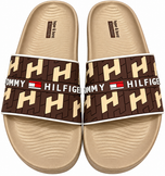 Men Premium Tommy Comfort Slipper Brown/Beige
