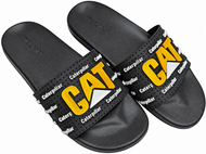Men Premium CAT Comfort Slipper Black/Yellow
