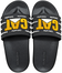 Men Premium CAT Comfort Slipper Black/Yellow