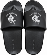 Men Premium US POLO Comfort Slipper Black