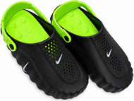 Men Premium CROCS Comfort Slippers Black & Parrot