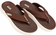 Men Recovery Flip-Flop Sandals Brown