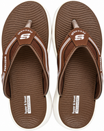 Men Recovery Flip-Flop Sandals Brown