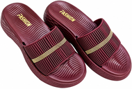 Women FASHION Rhinestone Slide Slipper Mehroon