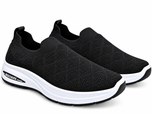 Women's Premium Skecherz AirFlex Slip-On Sneakers – Black
