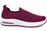 Women's Premium Skecherz AirFlex Slip-On Sneakers – Cherry Red