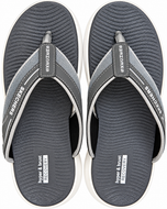 Men Recovery Flip-Flop Sandals Grey
