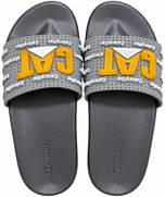 Men Premium CAT Comfort Slipper Grey/Yellow