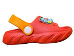 Kids Cartoon Sandals-Comfortable Slippers Toy Style Red