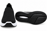 Women's Premium Skecherz AirFlex Slip-On Sneakers – Black