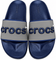 Men Premium Crocs Comfort Slipper Grey & Blue