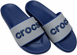 Men Premium Crocs Comfort Slipper Grey & Blue