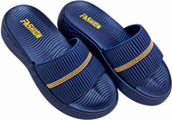 Women FASHION Rhinestone Slide Slipper Navy