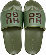 Men Premium HUGO  Comfort Slipper Green