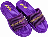 Women FASHION Rhinestone Slide Slipper Purple