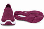 Women's Premium Skecherz AirFlex Slip-On Sneakers – Cherry Red