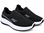 Men's Premium Skecherz AirFlex Slip-On Sneakers – Black