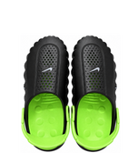 Men Premium CROCS Comfort Slippers Black & Parrot