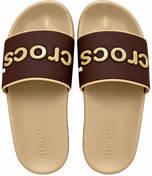 Men Premium Crocs Comfort Slipper Brown & Beige