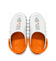 Men Premium CROCS Comfort Slippers White & Orange