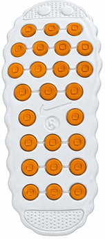 Men Premium CROCS Comfort Slippers White & Orange