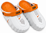 Men Premium CROCS Comfort Slippers White & Orange