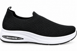 Women's Premium Skecherz AirFlex Slip-On Sneakers – Black
