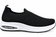 Women's Premium Skecherz AirFlex Slip-On Sneakers – Black